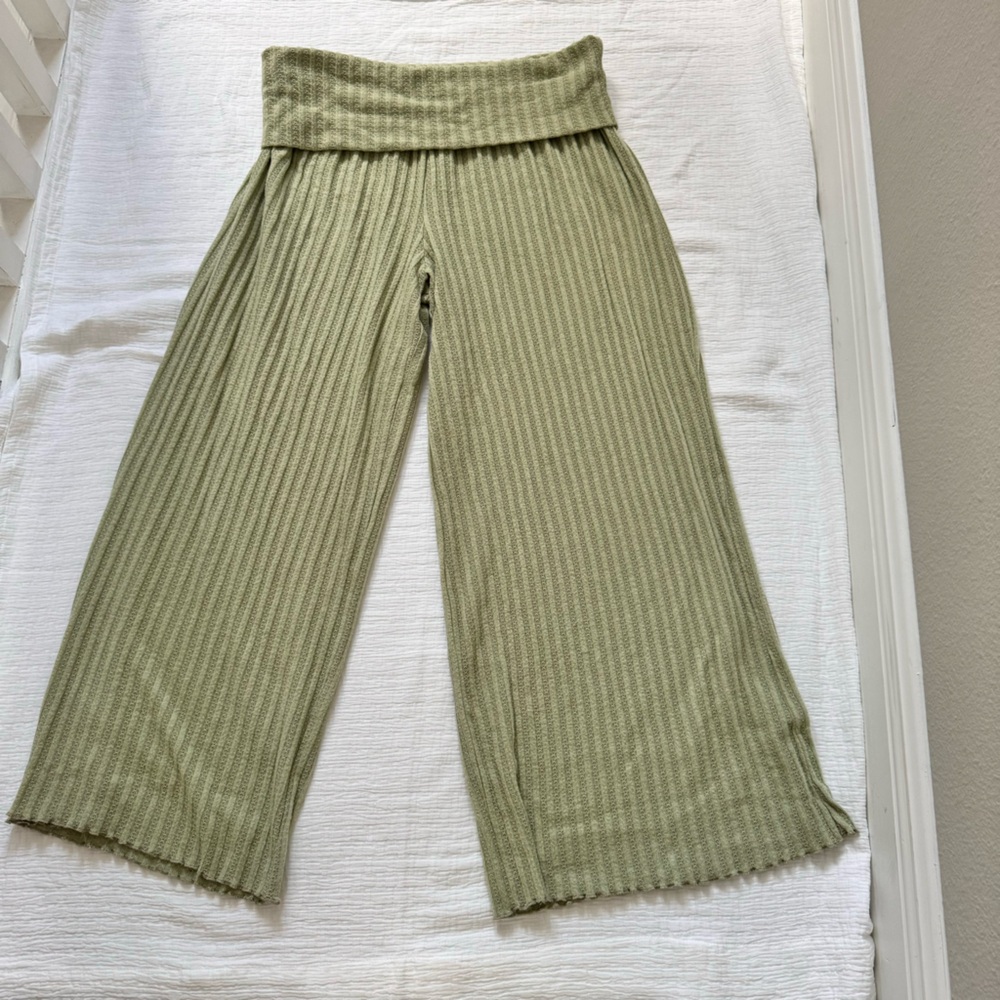 Urban Outfitters out from under ribbed wide legged pants